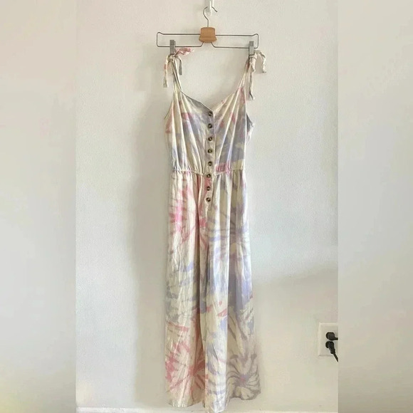 ModCloth  Every Waking Momentum Tie Dye Jumpsuit - Multi - Size Small - Picture 2 of 9